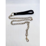 Ошейник с поводком DS Fetish Collar with leash black