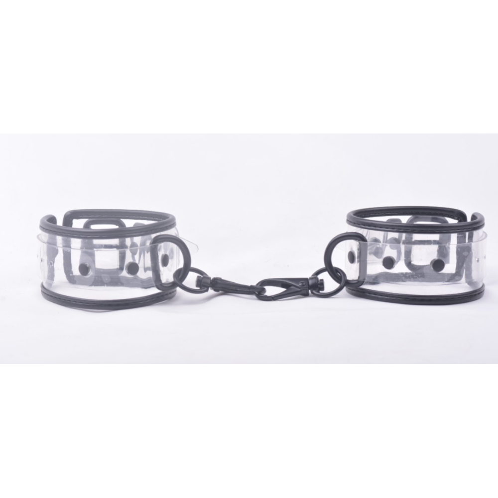 Наручники DS Fetish Wrist restraints transparent