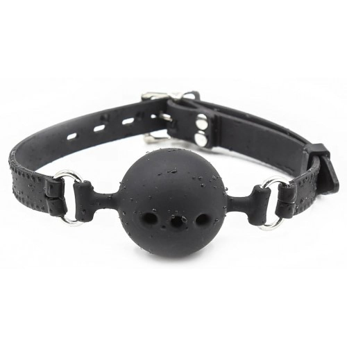 Кляп DS Fetish Mouth силиконовый, черный, L