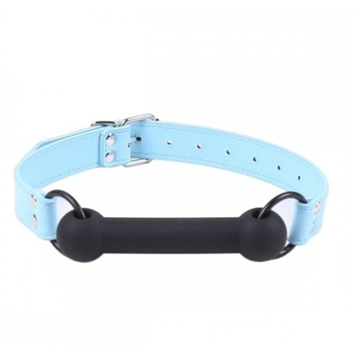 Кляп DS Fetish Mouth silicone gag blue