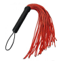 Флоггер DS Fetish Rope flogger black/red