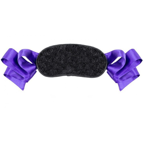 Маска DS Fetish Blindfold black/purple