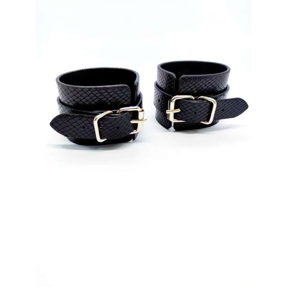 Система фиксации DS Fetish Ankle and hand cuff black
