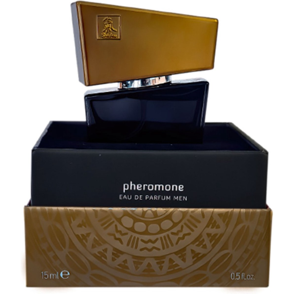 Духи с феромонами мужские SHIATSU Pheromone Fragrance men grey 15 ml