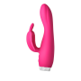 Вибратор кролик в виде Бабочки Dream Toys Flirts Butterfly, розовый, 17 см х 3 см