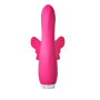Вибратор кролик в виде Бабочки Dream Toys Flirts Butterfly, розовый, 17 см х 3 см