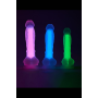 Светящийся фаллоимитатор Dream Toys RADIANT SOFT SILICONE GLOW IN THE DARK DILDO LARGE PINK