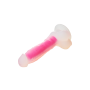 Светящийся фаллоимитатор Dream Toys RADIANT SOFT SILICONE GLOW IN THE DARK DILDO LARGE PINK
