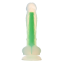 Светящийся фаллоимитатор Dream Toys RADIANT SOFT SILICONE GLOW IN THE DARK DILDO SMALL GREEN