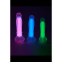 Светящийся фаллоимитатор Dream Toys RADIANT SOFT SILICONE GLOW IN THE DARK DILDO SMALL GREEN
