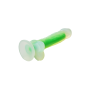 Светящийся фаллоимитатор Dream Toys RADIANT SOFT SILICONE GLOW IN THE DARK DILDO SMALL GREEN