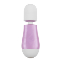 Мини вибромассажер Chisa Joy Jumper, фиолетово-белый