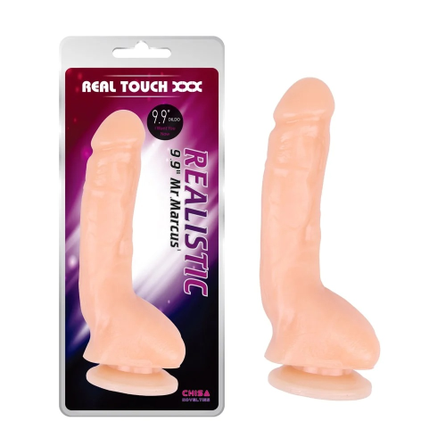 Фаллоимитатор реалистичный Chisa Realistic 9.9 из киберкожи, бежевый