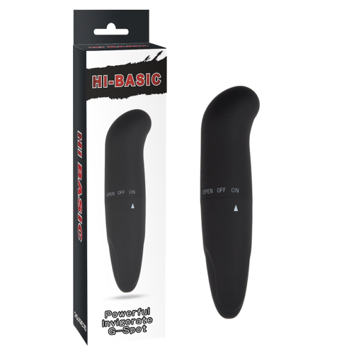 Мини-вибромассажер Chisa Hi-Basic Powerful Invigorate G-Spot для точки G, черный