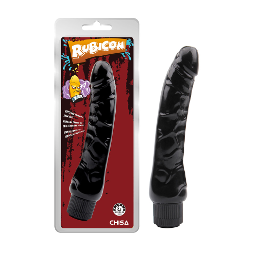 Вибратор реалистичный Chisa Rubicon 8.9 черный, 22.5 см х 4.7 см