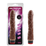 Вибратор реалистичный Chisa Real Touch XXX, коричневый, 22 х 3.7 см