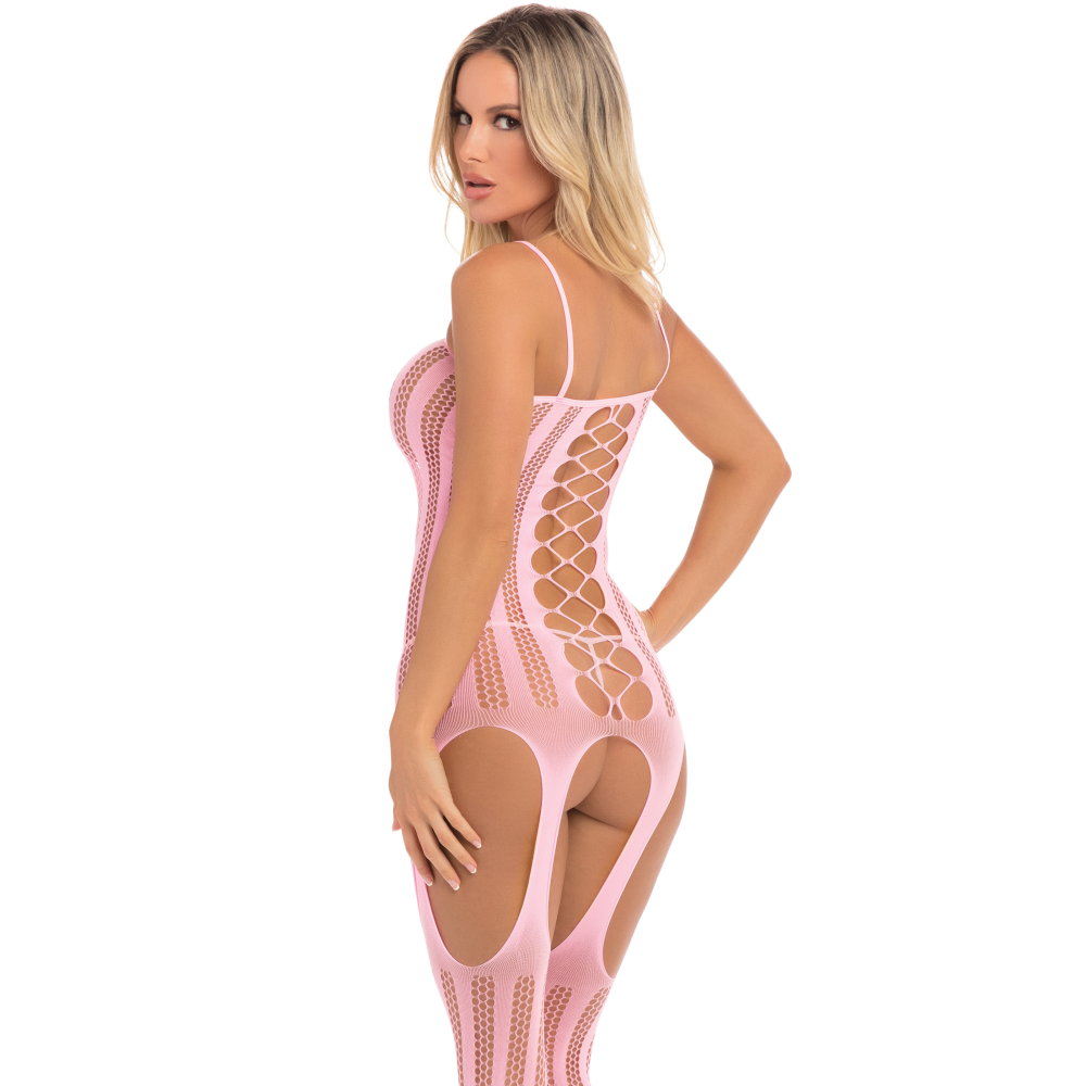 Комбинезон FAKE NEWS BODYSTOCKING PINK, OS