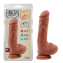 Фаллоимитатор на присоске Chisa T-skin ReaL Bottomless Pleasure, коричневый