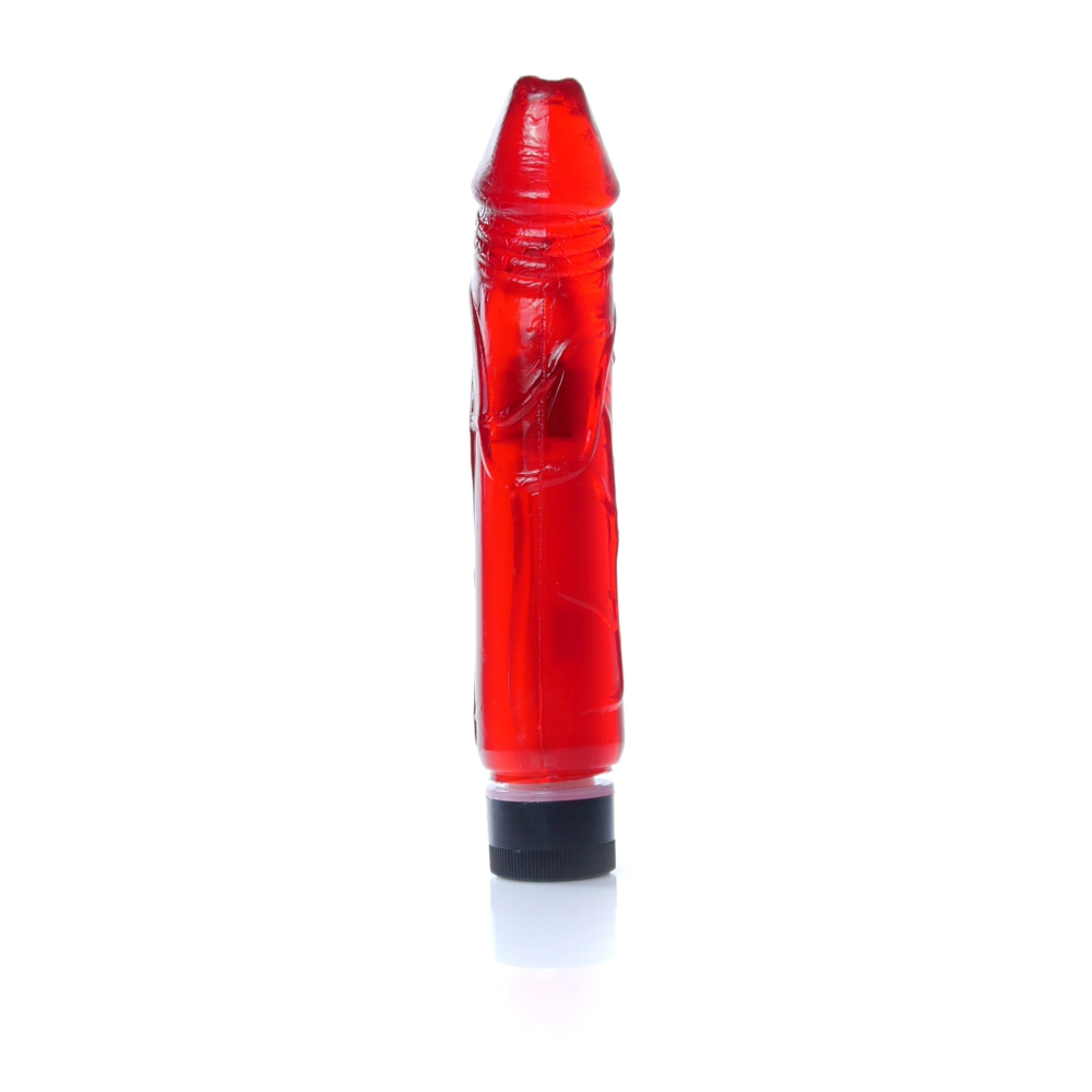 Вибратор реалистик красный Vibrator-Juicy Jelly - Multispeed Red