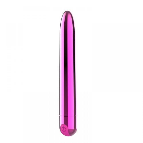Вибропуля Ultra Power Bullet USB Glossy Pink 10 режимов вибрации