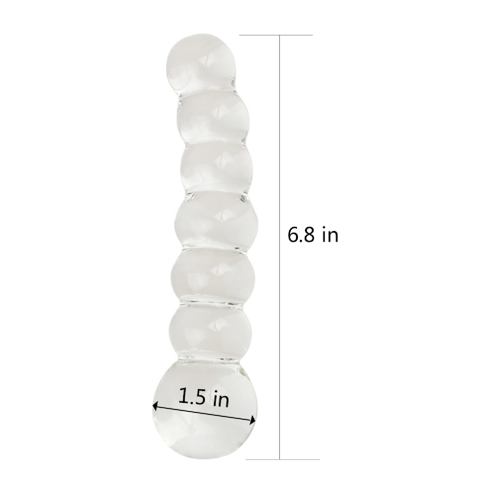 Фаллоимитатор стеклянный 6,8" Glass Romanc
