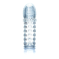 Рельефная насадка Penis Sleeve CLEAR