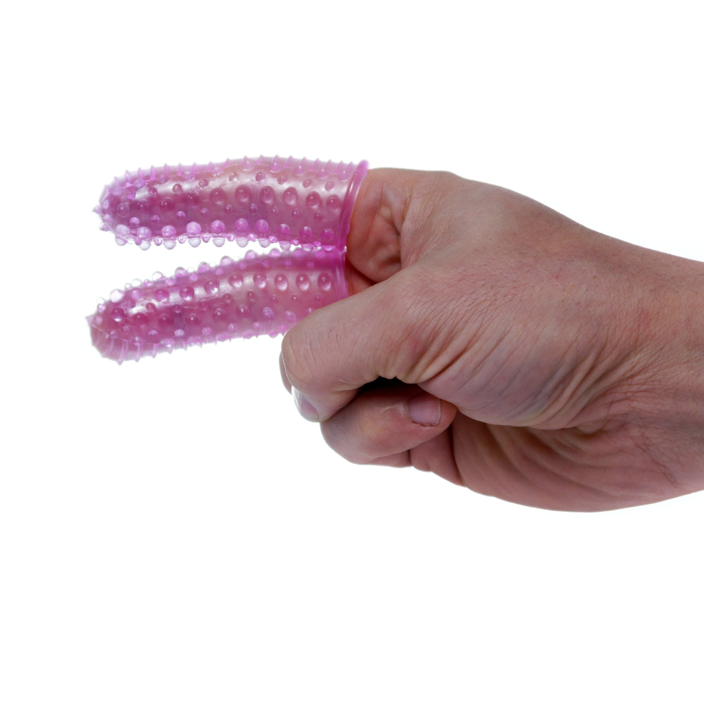 Двойная насадка на палец Wonderful Fingers Purple