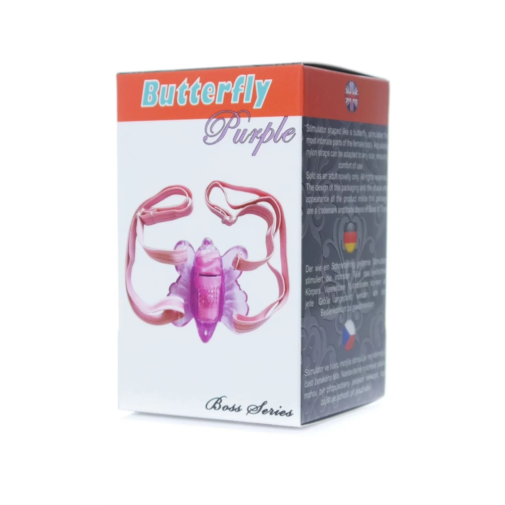 Стимулятор для клитора Stymulator-Butterfly Purple