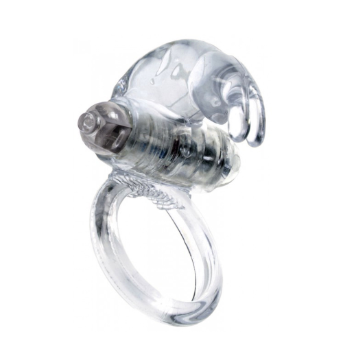 Эрекционное кольцо с вибрацией Rabbit Vibro CockRing Clear