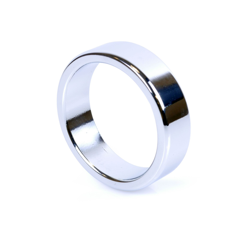 Эрекционное кольцо металлическое Metal Cock Ring Large
