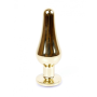 Анальная пробка с красным камнем Plug-Jewellery Gold BUTT PLUG- Red