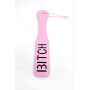 Шлепалка овальная с надписью Bitch PADDLE, розовая, 31,5 см