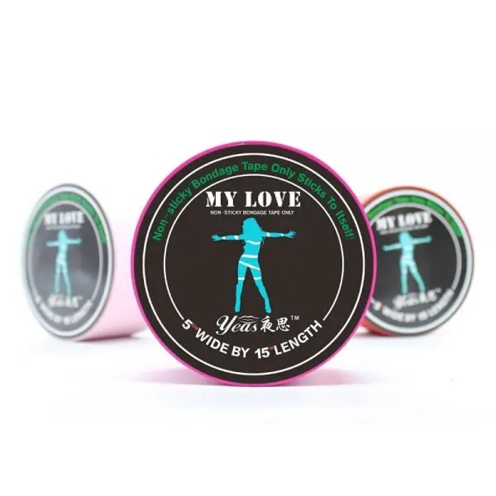Лента бондажная черная 15 м My Love
