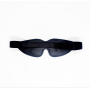Маска экокожа с вырезом Blindfold, черная