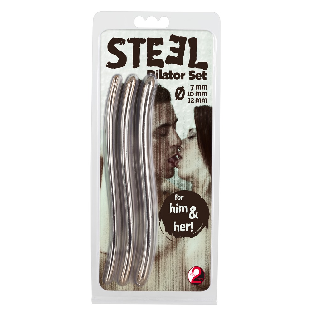 Набор стимуляторов уретры You2Toys Steel Dilatoren Set серебристый