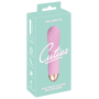 Мини-вибратор с волнообразным рельефом Cuties, розовый