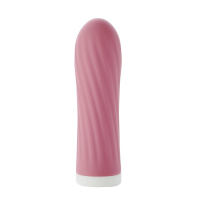 Мини-вибратор рельефный Sweet Em Velvet Lure, розовый