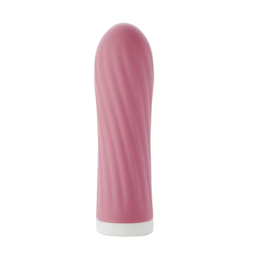 Мини-вибратор рельефный Sweet Em Velvet Lure, розовый