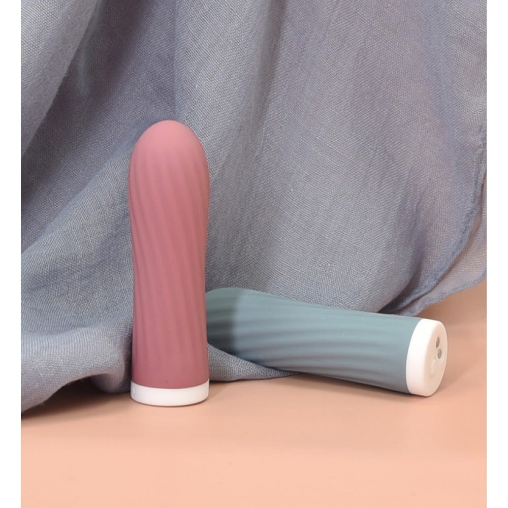 Мини-вибратор рельефный Sweet Em Velvet Lure, розовый