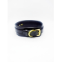 Ошейник с поводком DS Fetish Collar, синий