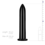 Большой фаллоимитатор All Black AB06 черный, 20 см