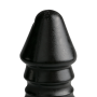 Большой фаллоимитатор с рельефом All BlackAB29 черный, 26 см