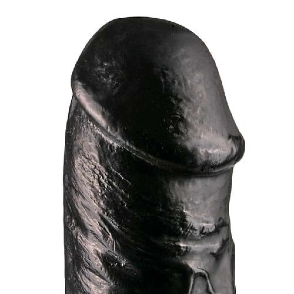 Большой фаллоимитатор All Black AB34 реалистичный черный, 29 см