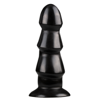 Анальный плаг для фистинга All Black AB40 12 см х 6 см, черный
