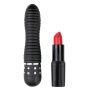 Вибратор ребристый Love Diamond Vibrator черный, 11.4 см