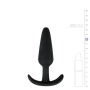 Анальная пробка EasyToys Buttplug черная, L