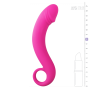 Изогнутый фаллоимитатор Curved Dong для простаты розовый, 17.5 см x 3.5 см.
