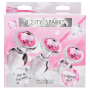 Набор анальных пробок Pink Gem Glass Anal Plug Set из стекла