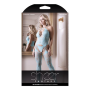 Сексуальный бодистокинг с интимным доступом Sheer Fantasy, голубой, One Size