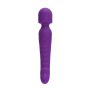 Двухсторонний вибратор микрофон Chisa Intimate Melody Pleasure Spreader Wand с подогревом,фиолетовый